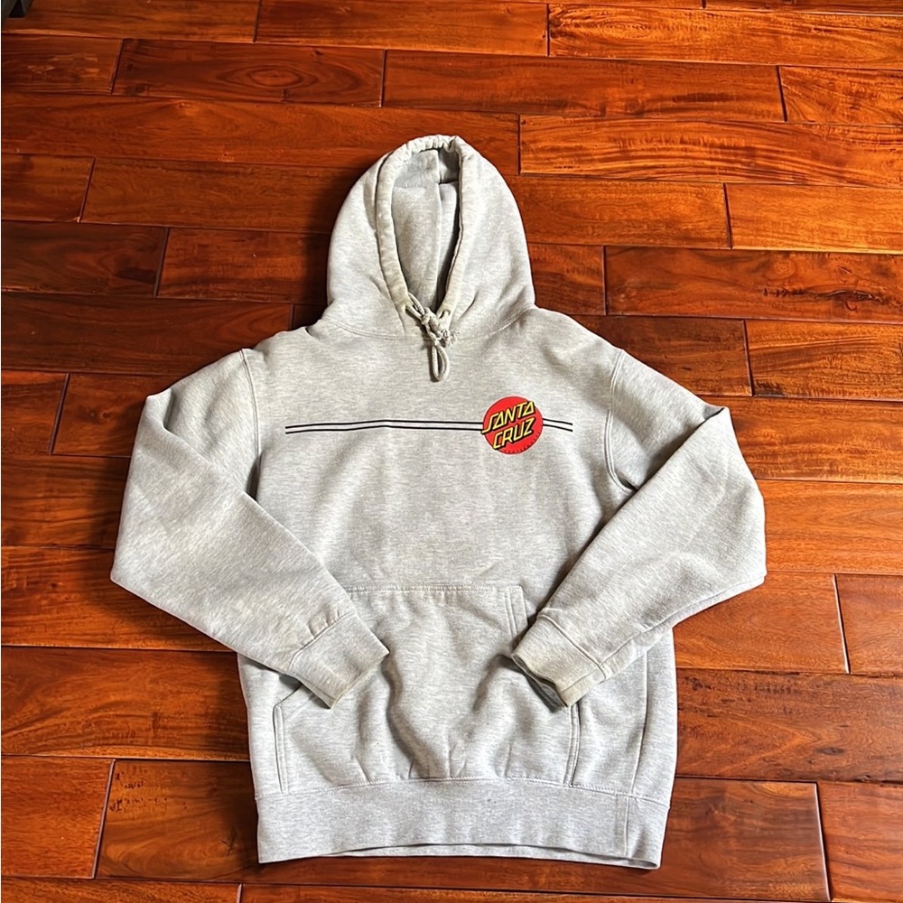 Grey Santa Cruz Hoodie